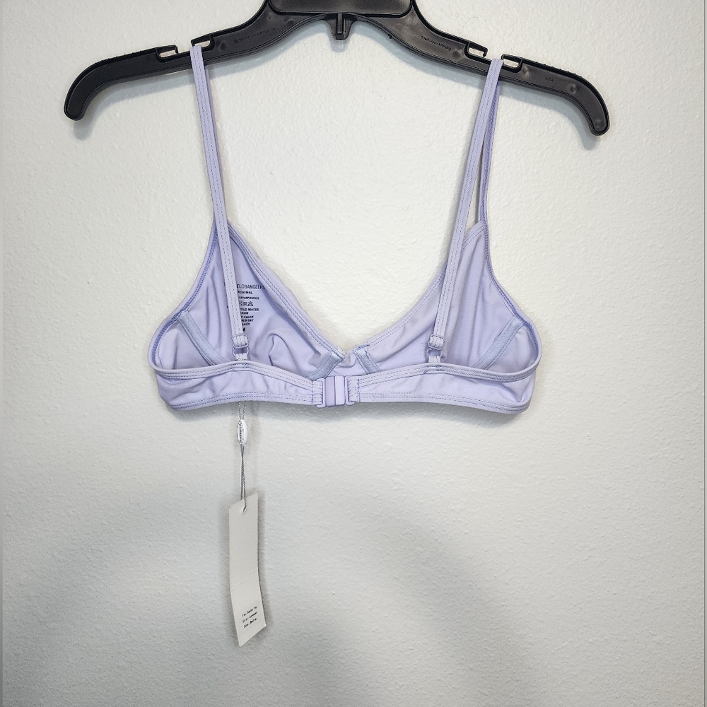 New boutine L.A bustier Lavender bikini top size M - Picture 2 of 6